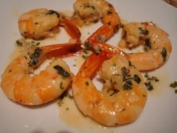 BESCHWIPSTE GARNELEN - Rezept