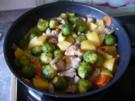 Bunte Rosenkohl-Pfanne - Rezept