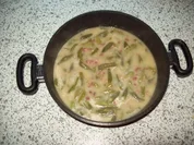 Grüne Bohnen mit Spätzle und Debrecziner - Rezept
