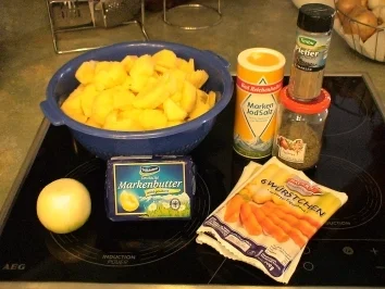 Teufelchens Bratkartoffeln mit "Schweinschnäuzchen" - Rezept