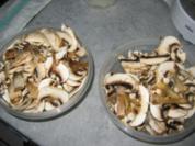 Schnitzel in Pilz-Rahm-Sauce - Rezept