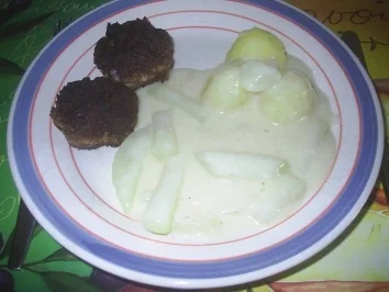 Rezept: Gemüse - Kohlrabi in weißer Soße Gemüse - Kohlrabi in weißer Soße - Rezept