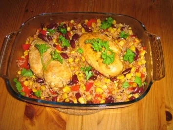 Chili-Hähnchen auf Gemüsereis - Rezept - Bild Nr. 9