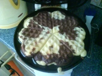 Rezept: Marmorwaffeln Bild Nr. 2 Marmorwaffeln - Rezept - Bild Nr. 2