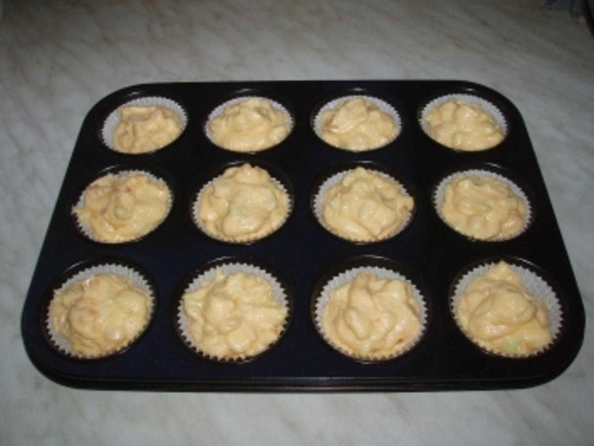 Apfel-Marzipan-Muffins - Rezept - Bild Nr. 3