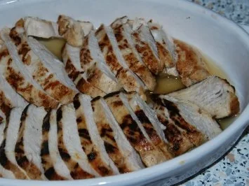 Rezept: Hähnchensalat mit Brie Bild Nr. 3 Hähnchensalat mit Brie - Rezept - Bild Nr. 3