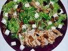 Hähnchensalat mit Brie - Rezept