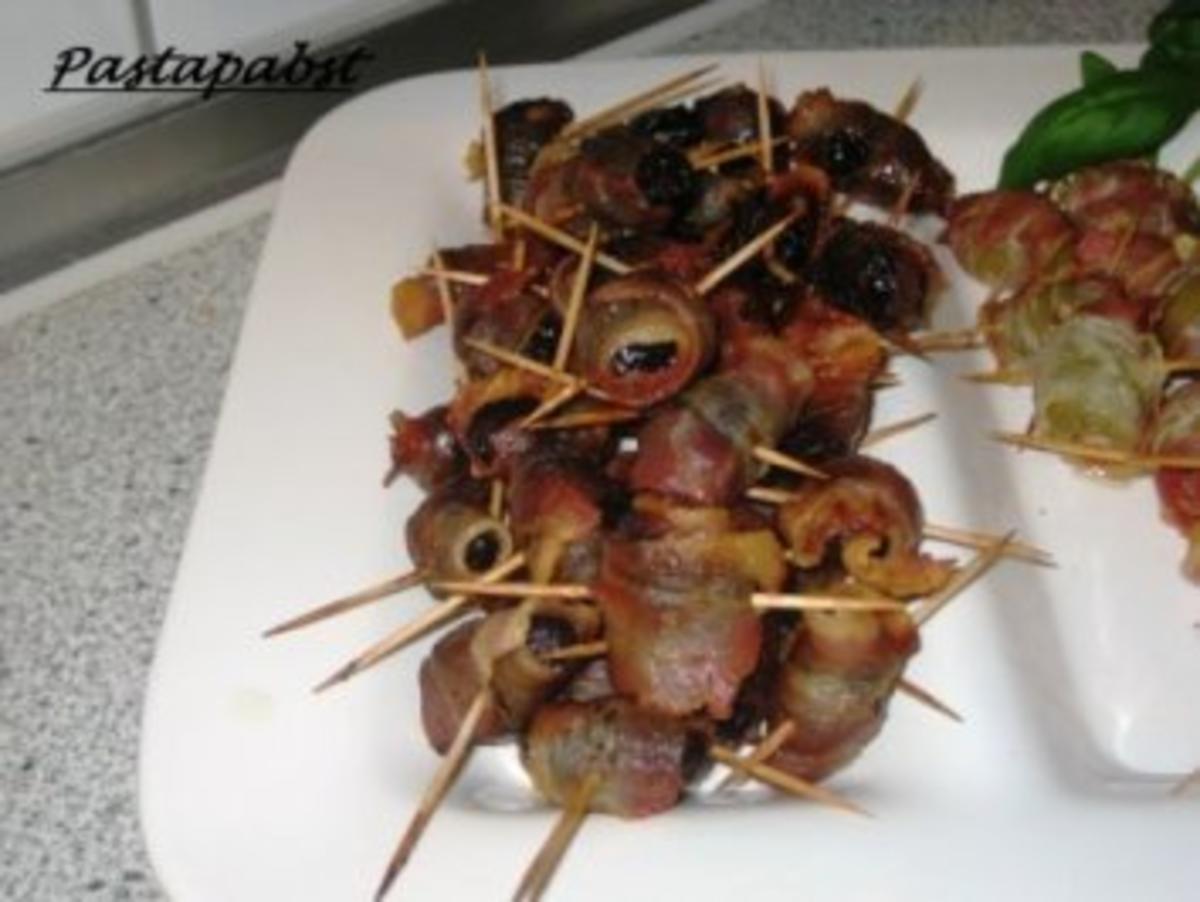 Antipasti - Pflaumen im Speckmantel - Rezept - kochbar.de