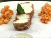 Seeteufel im Speckmantel mit Papaya-Salsa - Rezept
