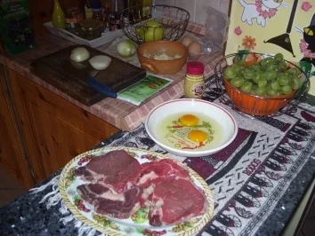 Rezept: Flambiertes Rumsteak nach Art des Chefs Flambiertes Rumsteak nach Art des Chefs - Rezept