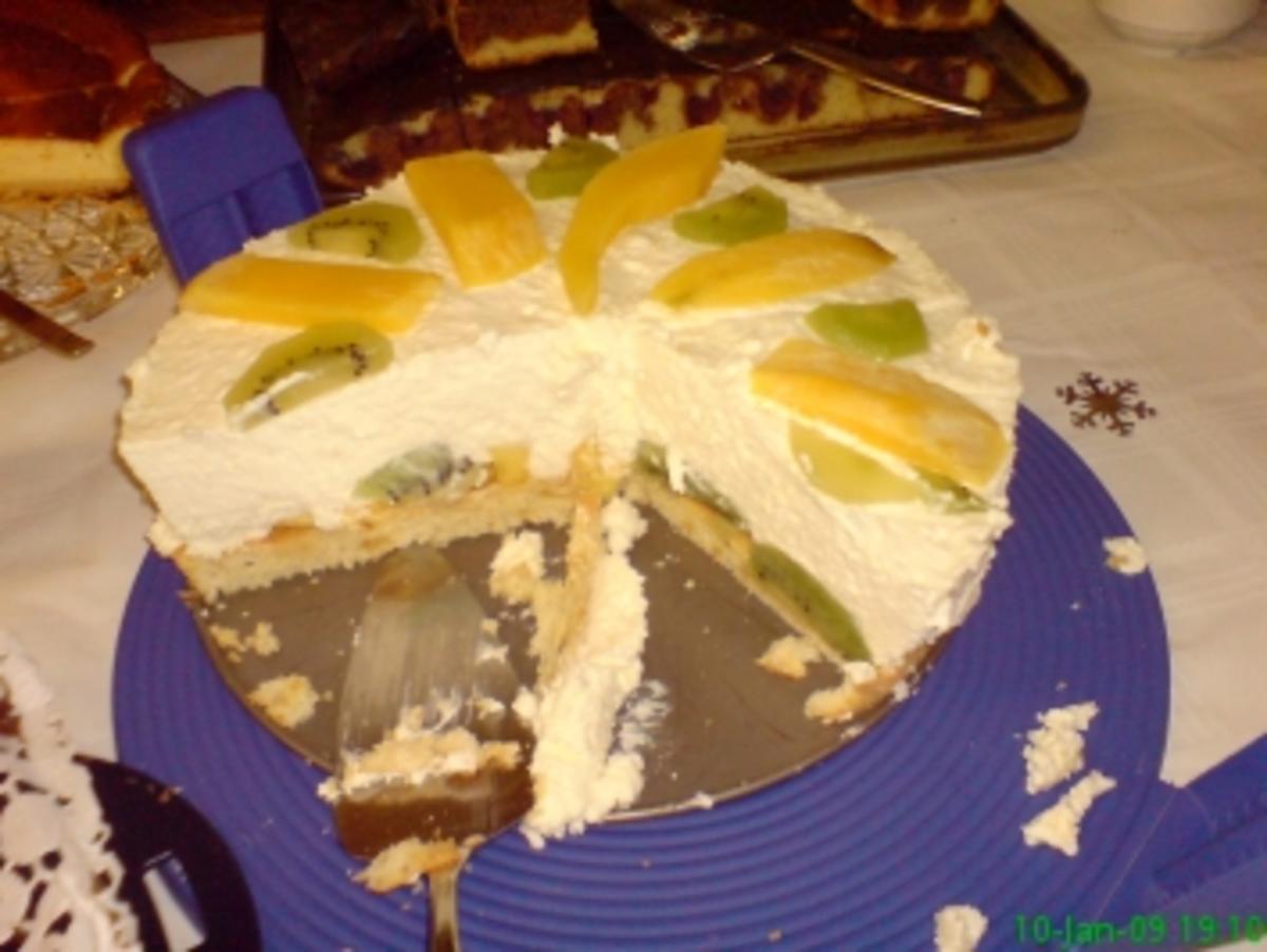 Bilder für Mango-Kiwi-Käsesahne Rezept