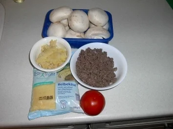 Rezept: Champignon gefüllt Bild Nr. 2 Champignon gefüllt - Rezept - Bild Nr. 2