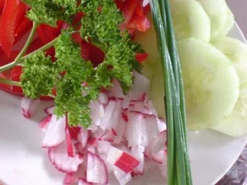 Rezept: Kartoffeln mit Ei in Kräutersoße Bild Nr. 5 Kartoffeln mit Ei in Kräutersoße - Rezept - Bild Nr. 5