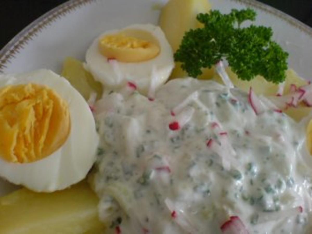 Kartoffeln mit Ei in Kräutersoße - Rezept - Bild Nr. 8