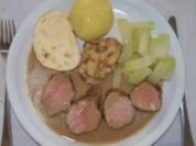 Schweinefilet an Calvadossauce - Rezept