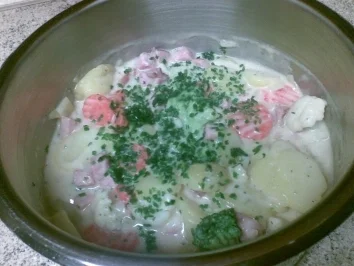 Bechamelkartoffeln mit Kassler - Rezept