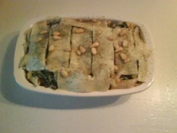 Auflauf: Makkaronigratin mit Mangold und Büffelkäse - Rezept - Bild Nr. 4