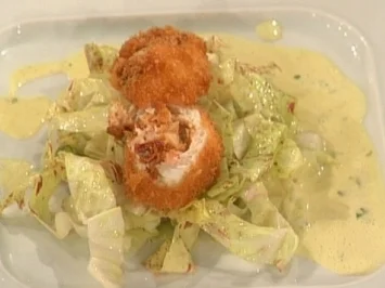 Gefüllte Rotzungenröllchen mit Radicchio Castelfranco - Rezept