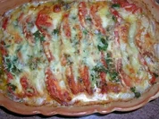 Putenbrust - Tomaten - Mozzarella-Auflauf  (italienische Küche) - Rezept