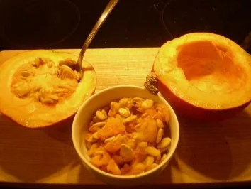 Rezept: Cremiges Hokkaido Süppchen Bild Nr. 3 Cremiges Hokkaido Süppchen - Rezept - Bild Nr. 3