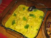 Curry-Geschnetzeltes-Hawaii - Rezept