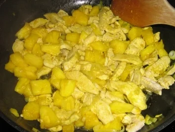 Curry-Geschnetzeltes-Hawaii - Rezept - Bild Nr. 8
