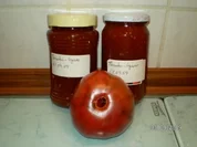 Rezept: Tomatenmarmelade mit Ingwer Tomatenmarmelade mit Ingwer - Rezept