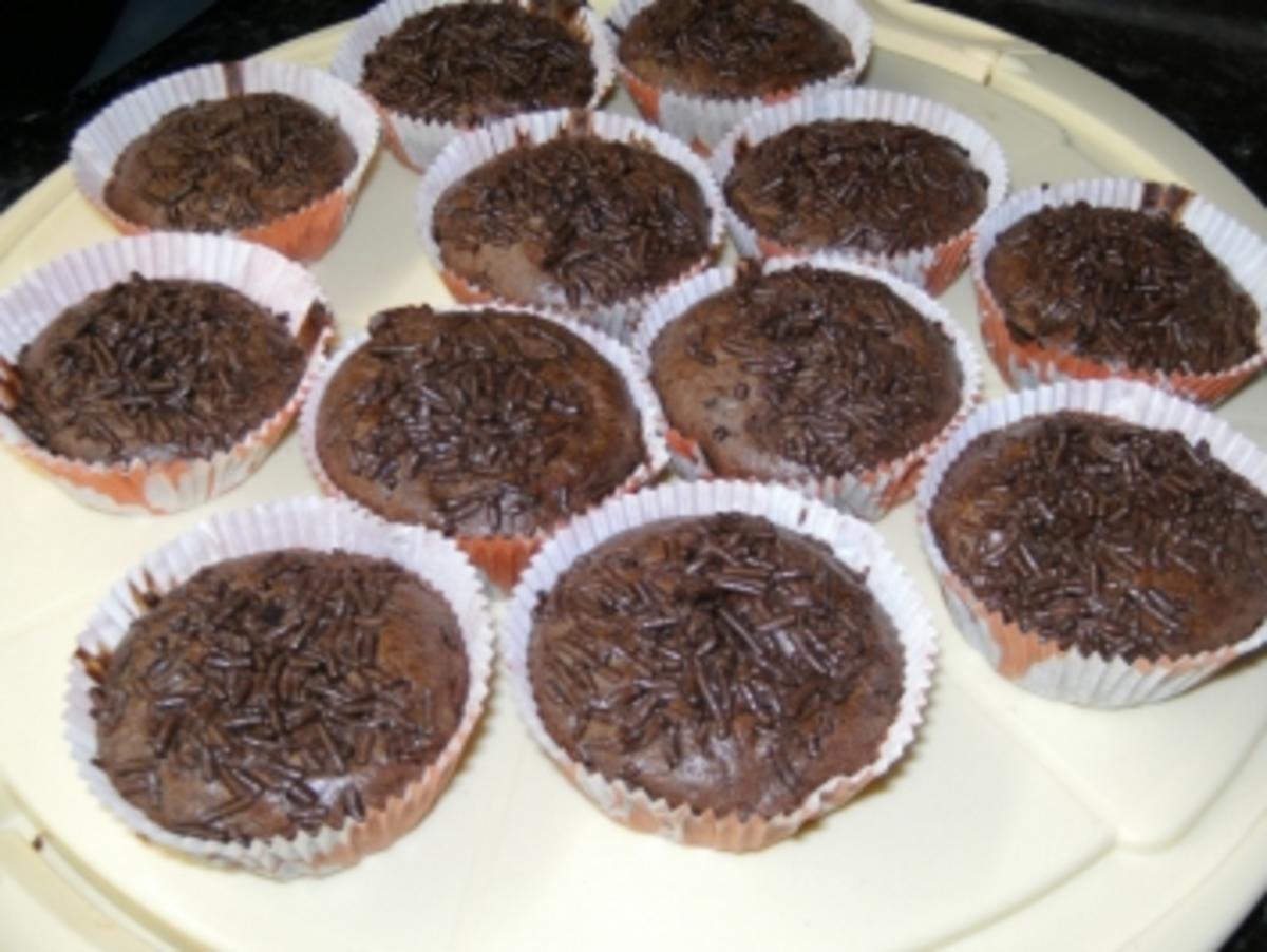 Schoko-Zucchini-Kuchen oder Muffins - Rezept - Bild Nr. 5