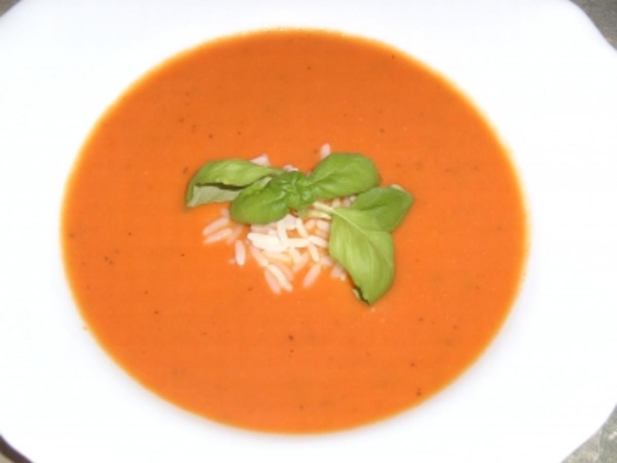 Tomatensuppe mit Reis - Rezept mit Bild - kochbar.de