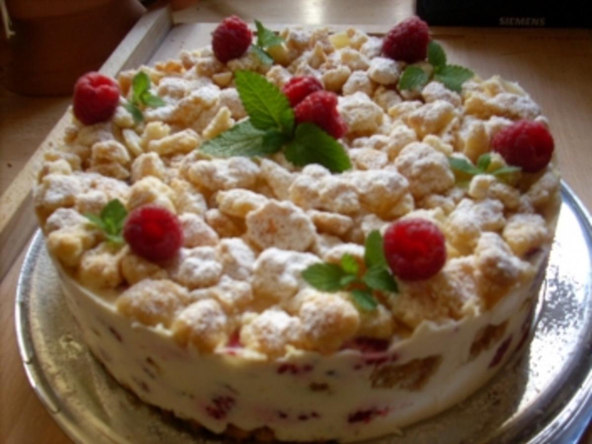 Himbeer-Streusel-Torte - Rezept mit Bild - kochbar.de