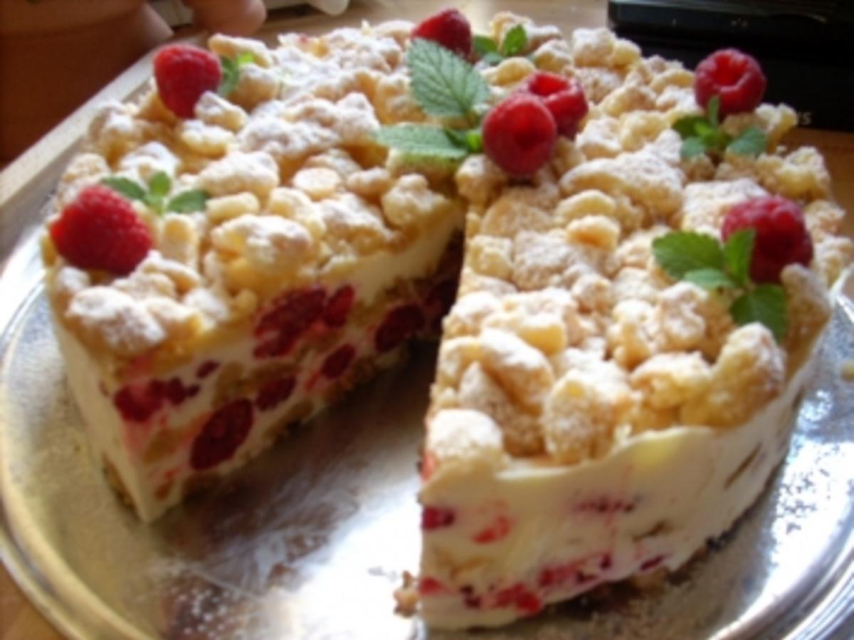 Himbeer-Streusel-Torte - Rezept mit Bild - kochbar.de
