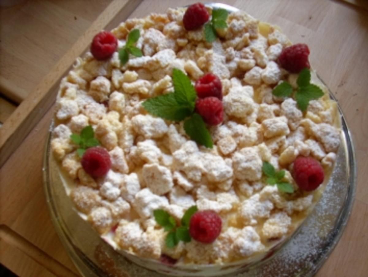 Himbeer-Streusel-Torte - Rezept