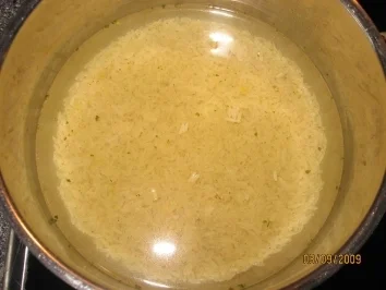 Reis in Bio-Gemüsebrühe (Beilage) - Rezept