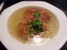 Rindssuppe mit Kaspressknödel - Rezept