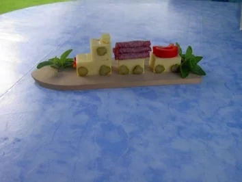 Rezept: Käse - Eisenbahn Käse - Eisenbahn - Rezept