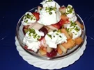Fruchtsalat mit Sahne - Rezept