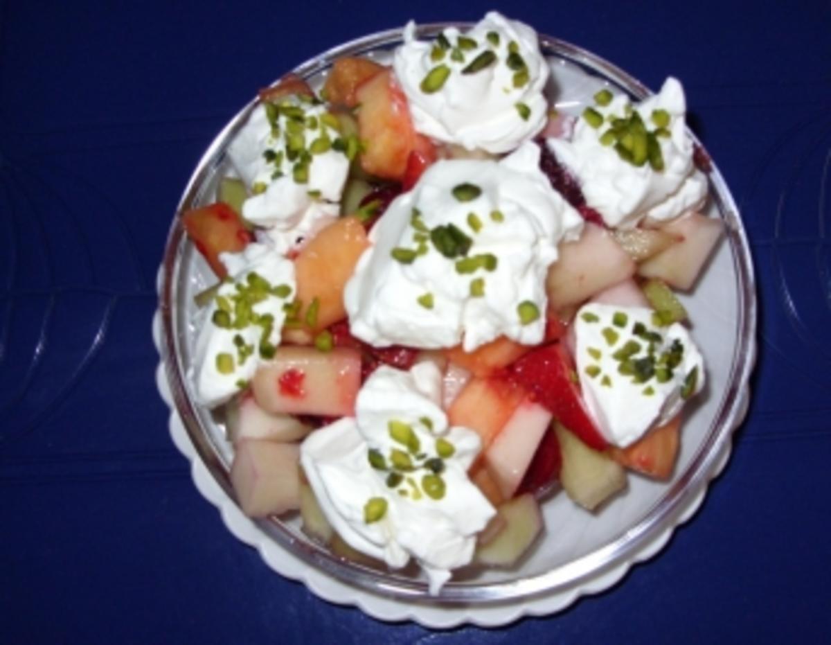 Fruchtsalat mit Sahne - Rezept - Bild Nr. 6