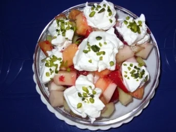 Fruchtsalat mit Sahne - Rezept - Bild Nr. 6
