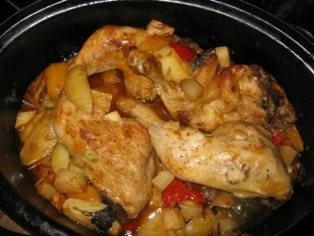 Masthähnchen mit Gemüse & Erdäpfel im Topf - Rezept - Bild Nr. 2