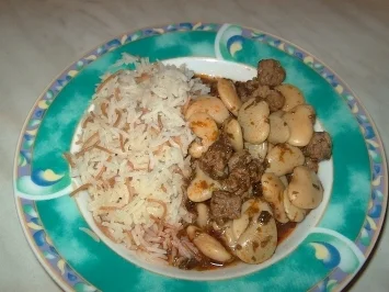 Rezept: Eintopf von dicken, weißen Bohnen Eintopf von dicken, weißen Bohnen - Rezept