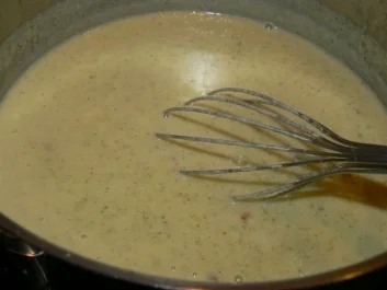 Broccolisuppe mit Krabben und gebratenen Garnelen - Rezept - Bild Nr. 4