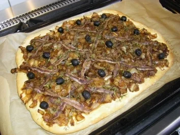 Zwiebeltarte mit Sardellen - Rezept - Bild Nr. 5