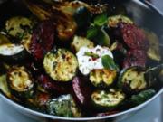 Zucchini -Pfanne mit Cabanossi - Rezept - Bild Nr. 2