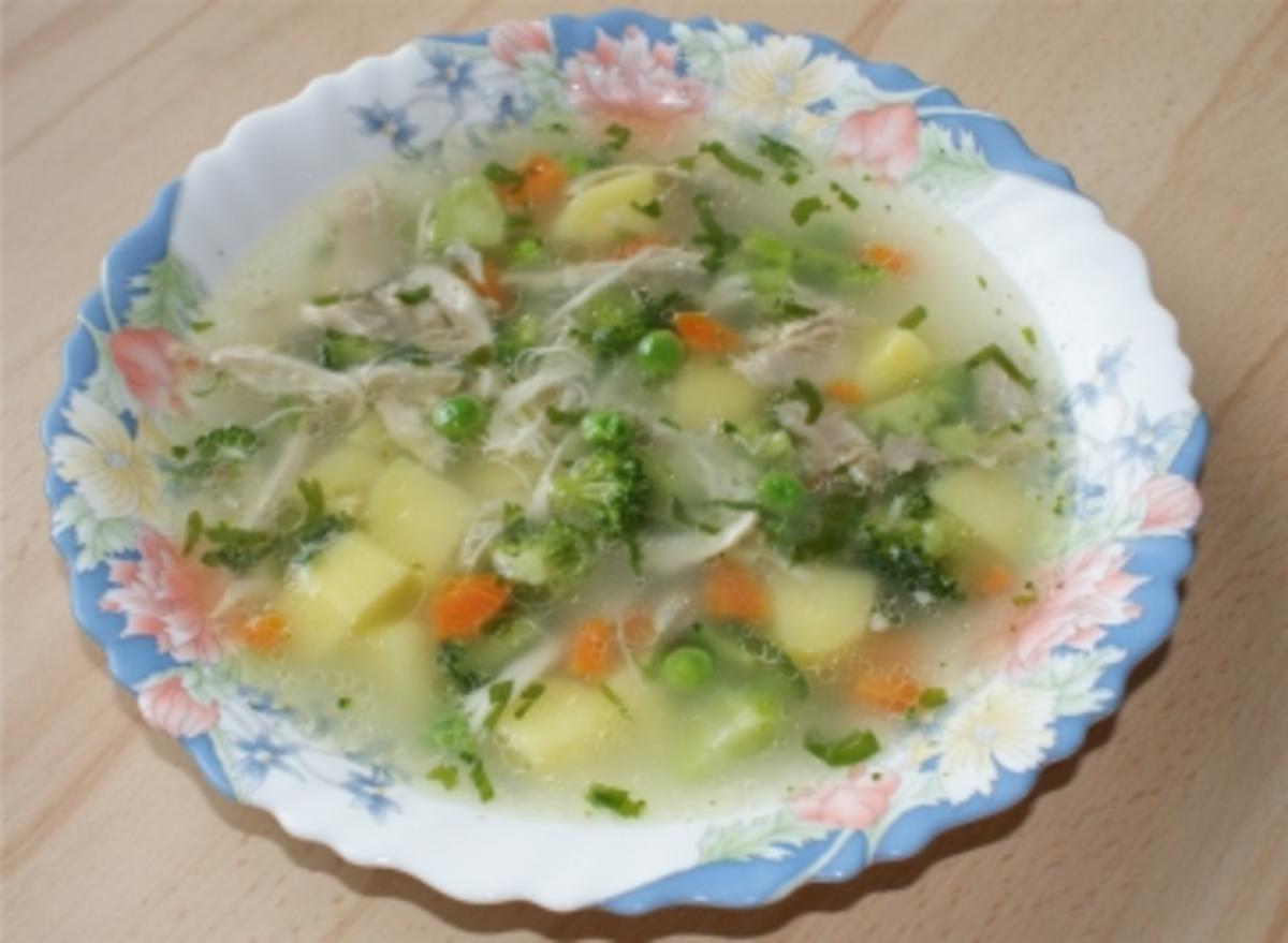 Hühner Suppe - Rezept - Bild Nr. 2