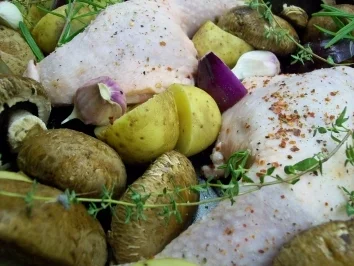 Wald & Wiesenhuhn aus dem Ofen...... - Rezept - Bild Nr. 4