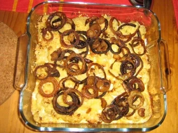 Rezept: Zwiebel-Blumenkohl-Auflauf Zwiebel-Blumenkohl-Auflauf - Rezept