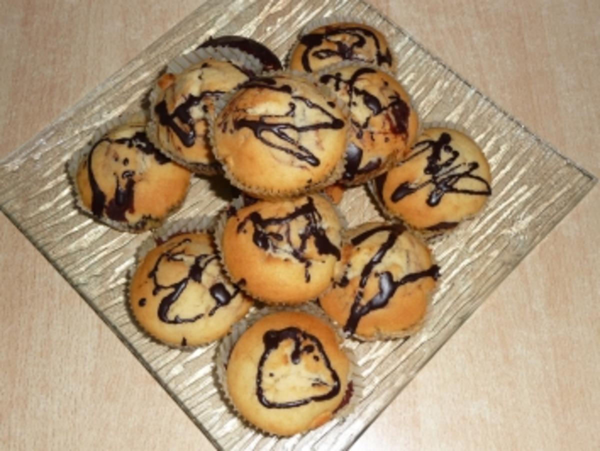 Schwarz - Weiss - Muffins - Rezept