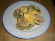 Zucchini-Frischkäse-Filet - Rezept