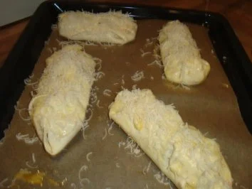 Hauptgericht - Fisch - Rotbarsch umhüllt und mit Käse überbacken - Rezept - Bild Nr. 2