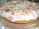 Geburtstags - Sprudel - Torte mit Pfirsichen - Rezept